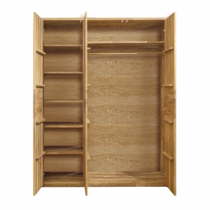 Furniteco Korsa 3 Doors Wardrobe (oak, natural parquet oil). Photo 2